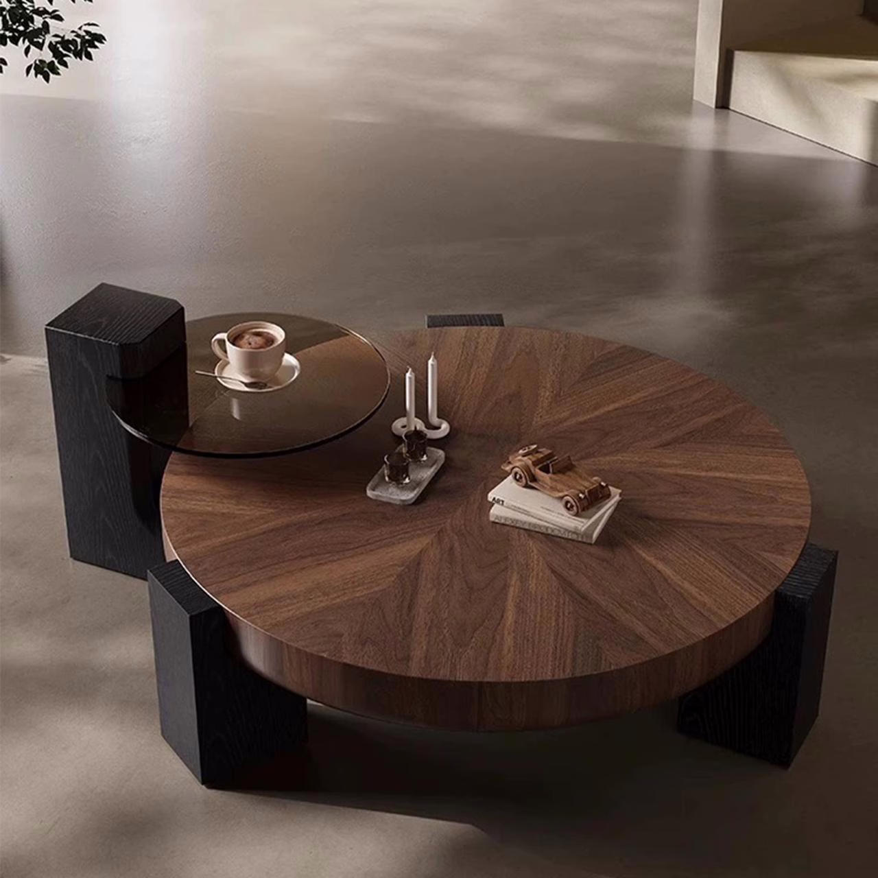 CLAUDIA Table basse en noyer – Image 5