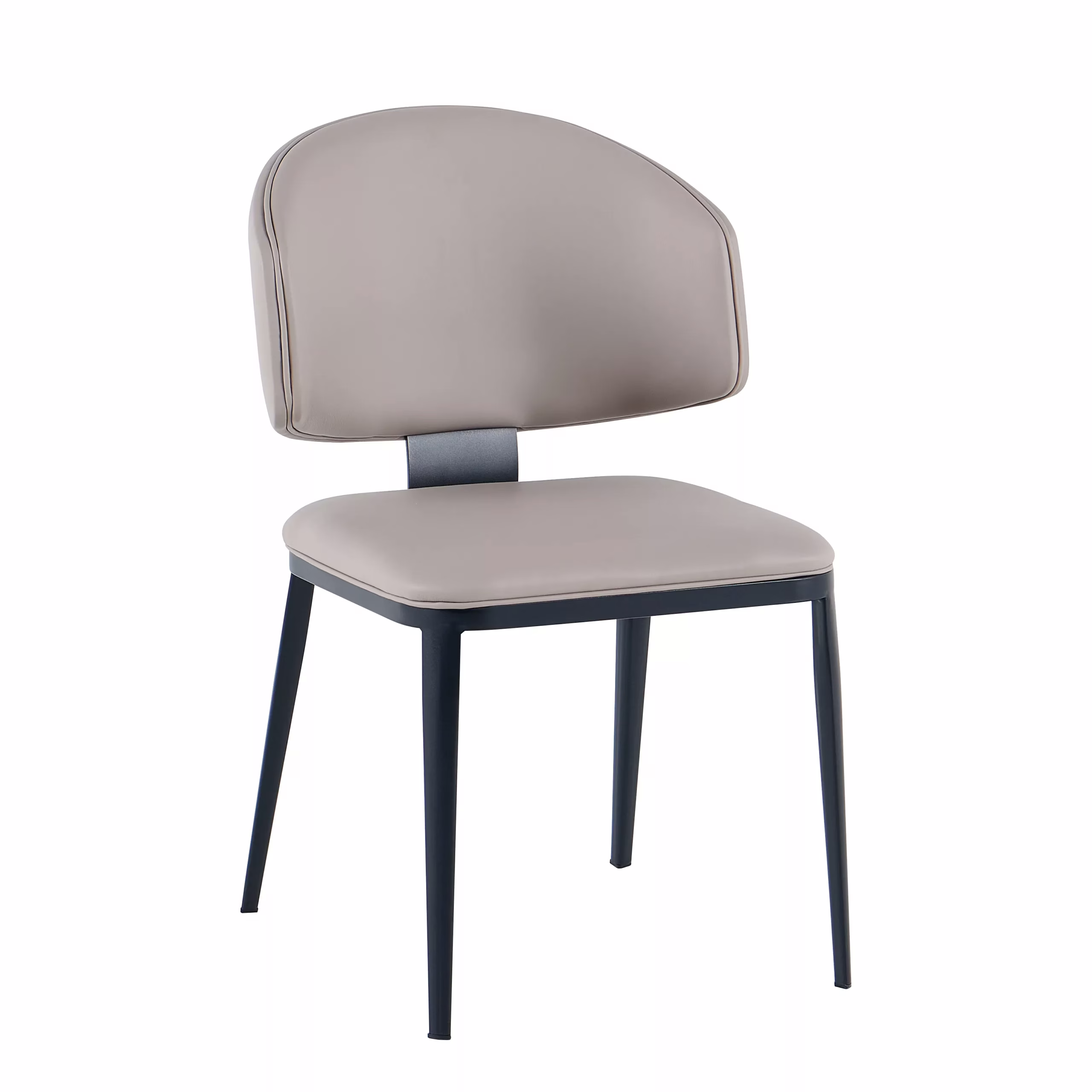 LUCIE Chaise de salle a manger - Taupe – Image 4