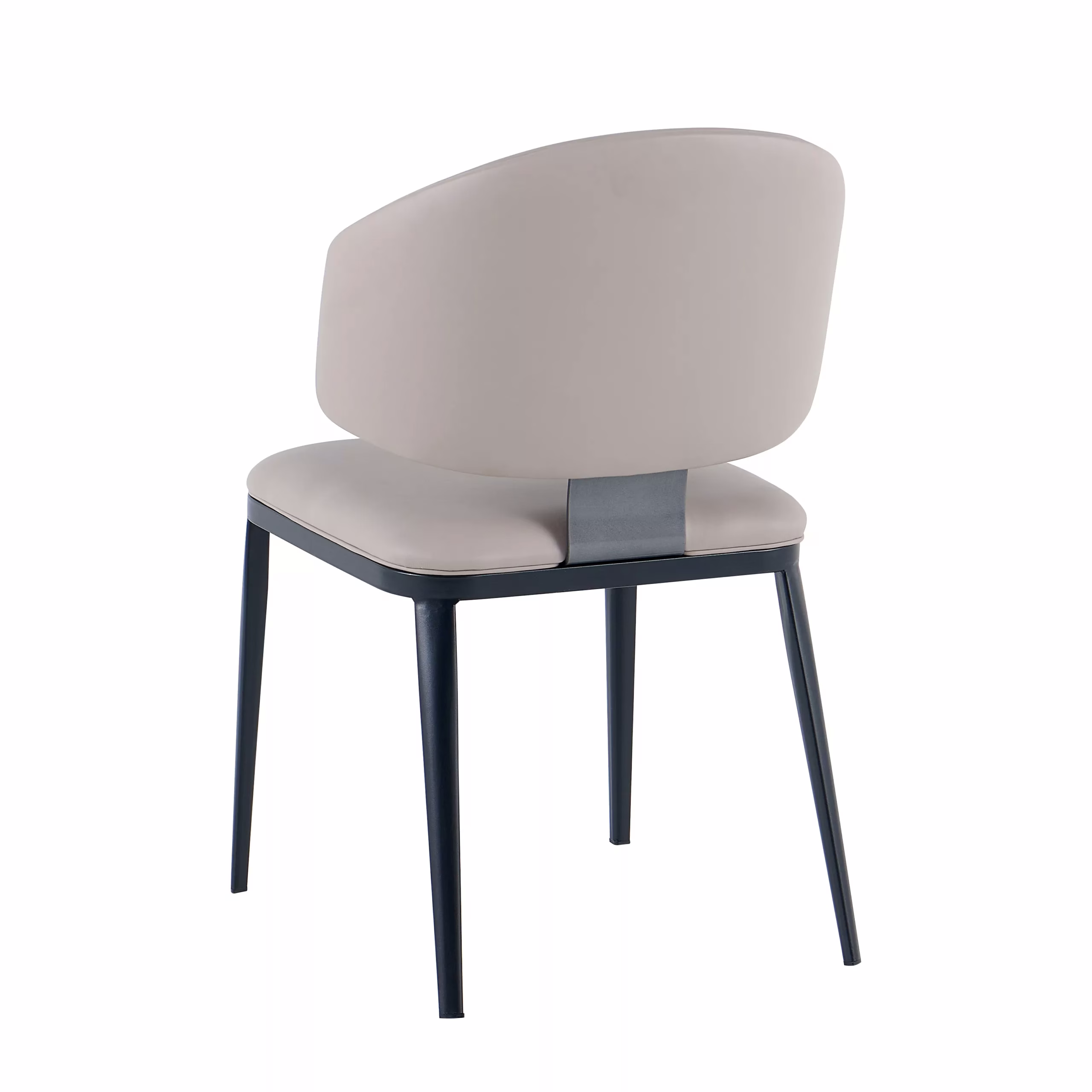 LUCIE Chaise de salle a manger - Taupe – Image 6