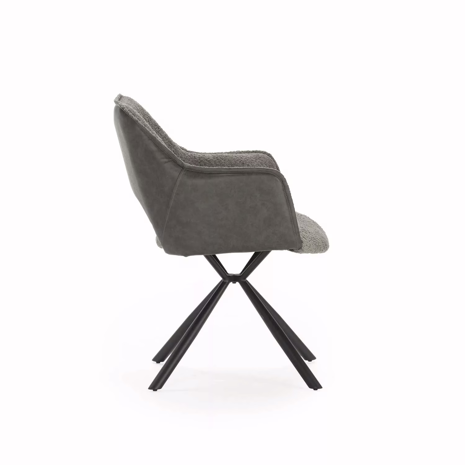 MARIEL Chaise de salle a manger - Gris – Image 4