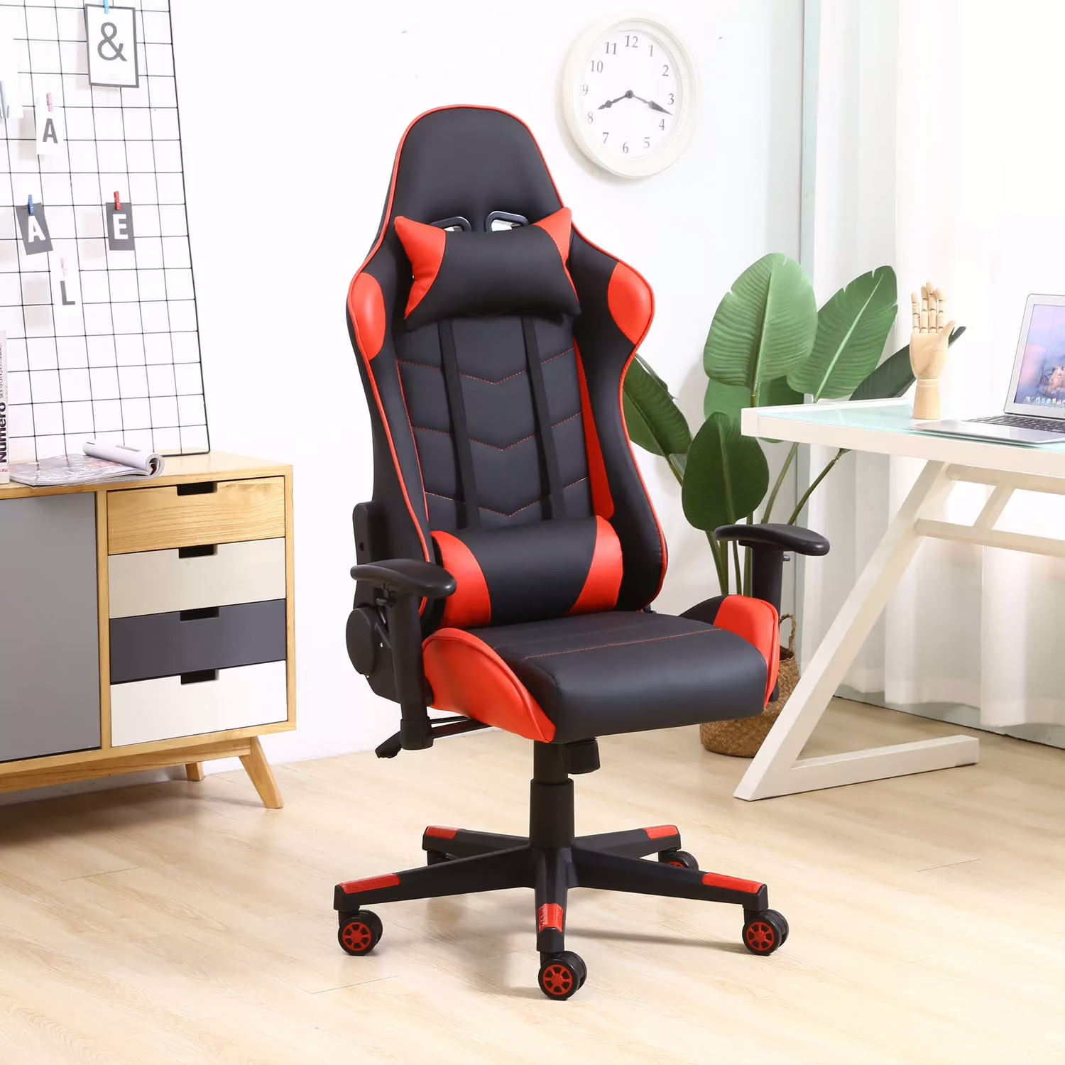 GAMING Fauteuil de bureau - Rouge / Noir
